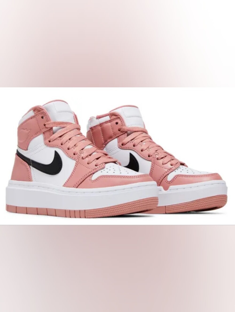 Air Jordan 1 Elevate High 'Red Stardust' High-Top Fashion Sneakers Size 10 NIB